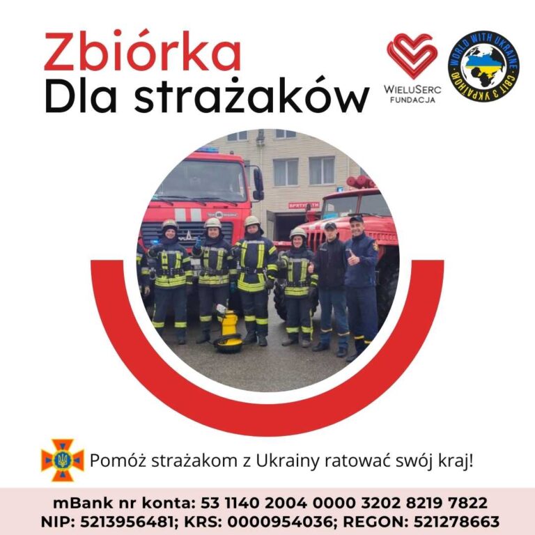 Zbiórka dla strażaków z Ukrainy