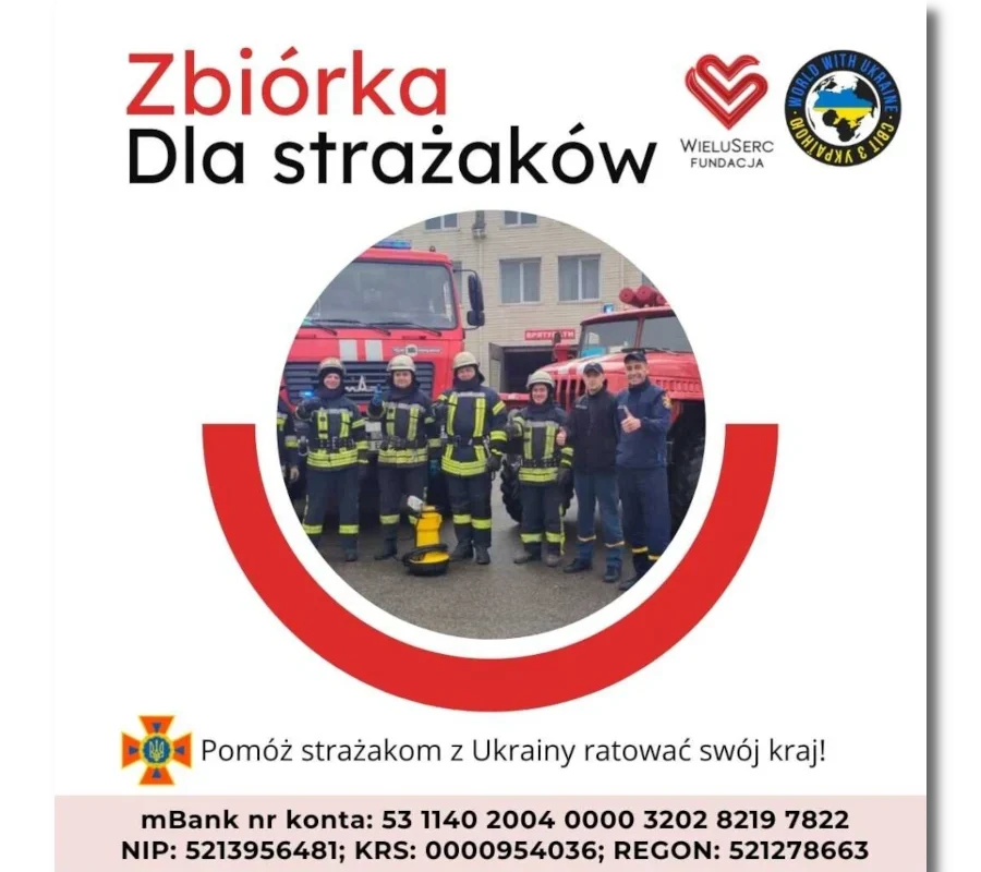 Akcja pomocy strażakom z Ukrainy 🇵🇱 ♥️ 🇺🇦